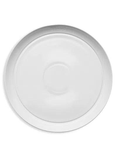 Staub 4-piece Ceramic Dinner Plate Set In White