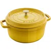 Staub 4-quart Enameled Cast Iron Dutch Oven In Citron