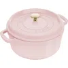 Staub 4-quart Enameled Cast Iron Dutch Oven In Pink