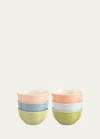 Staub Macaron Ceramic 6-piece Small Universal Bowl Set In Multi