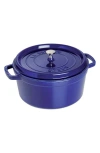 Staub 5.5-quart Enameled Cast Iron Dutch Oven In Blue