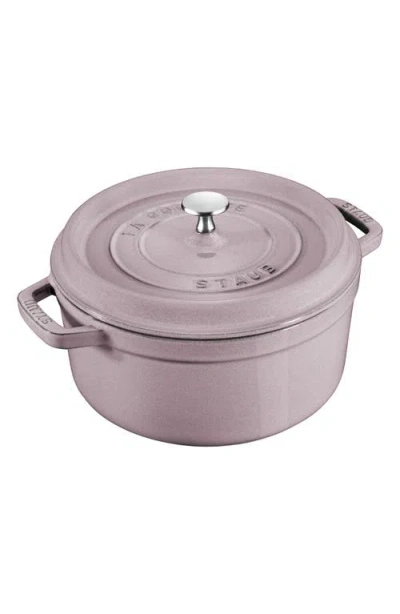 Staub 5.5-quart Enameled Cast Iron Dutch Oven In Lilac