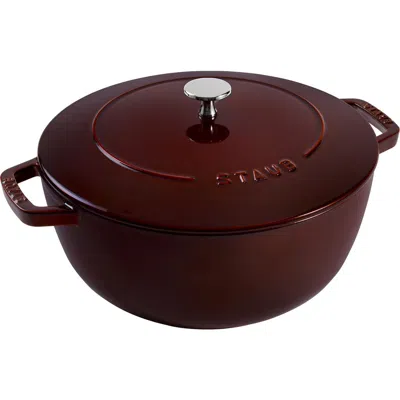 Staub 5-quart Enameled Cast Iron Cocotte In Grenadine