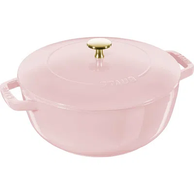 Staub 5-quart Enameled Cast Iron Cocotte In Pink