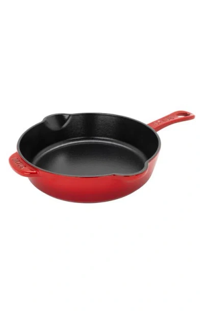 STAUB STAUB 8.5-INCH ENAMELED CAST IRON TRADITIONAL DEEP SKILLET