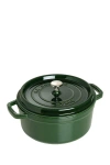 Staub 2.75-quart Cast Iron Round Dutch Oven In Basil