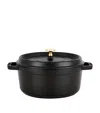 Staub Black Oval Cocotte