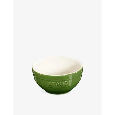Staub Basil Green Brand-embossed Ceramic Bowl 12cm In Gray