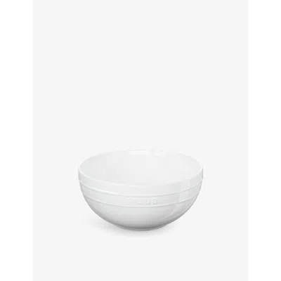 Staub White Brand-embossed Ceramic Bowl 24cm