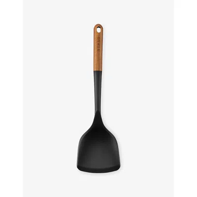 Staub Black Brand-embossed Silicone Turner