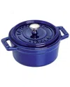 Staub Cast Iron 0.25qt Mini Round Cocotte