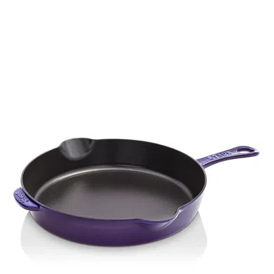Staub Cast Iron 11'' Traditional Skillet In Purple