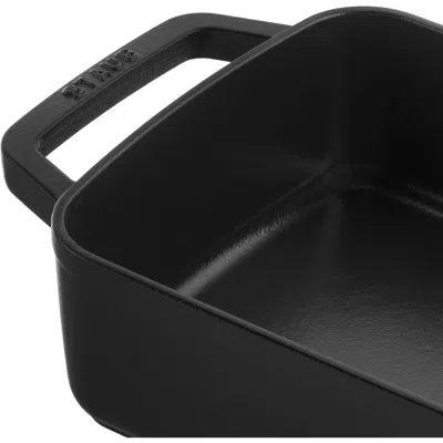 Staub Cast Iron 15-inch X 10-inch Roasting Pan - Matte Black