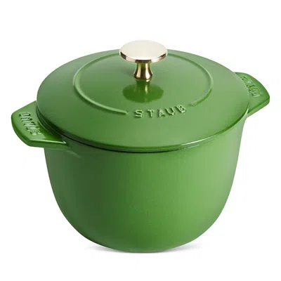 Staub Cast Iron 1.5 Qt. Petite Dutch Oven In Green