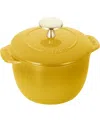 Staub Cast Iron 1.5-qt Petite French Oven In Citron