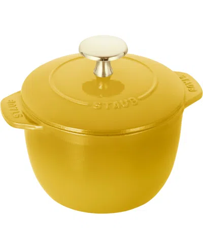 Staub Cast Iron 1.5-qt Petite French Oven In Yellow