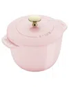 Staub Cast Iron 1.5qt Petite French Oven In Pink