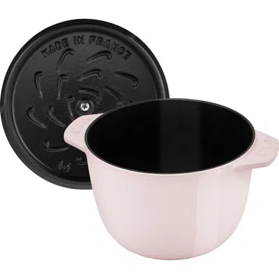 Staub Cast Iron 1.5-qt Petite French Oven - Peony Pink