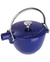 Staub 1-quart Enameled Cast Iron Tea Kettle In Blue