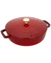 Staub Cast Iron 5-qt. Essential French Oven With Snake Lid