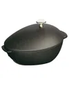 Staub Cast Iron 2qt Mussel Pot In Black