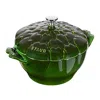 Staub 3-quart Enameled Artichoke Cast Iron Dutch Oven