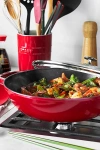Staub Cast Iron 4.5-qt Perfect Pan In Cherry At Urban Outfitters In Red
