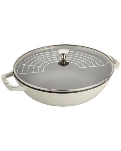Staub Cast Iron 4.5qt Perfect Pan In Neutral