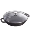 Staub Cast Iron 4.5-qt Perfect Pan In Matte Black At Urban Outfitters In Black
