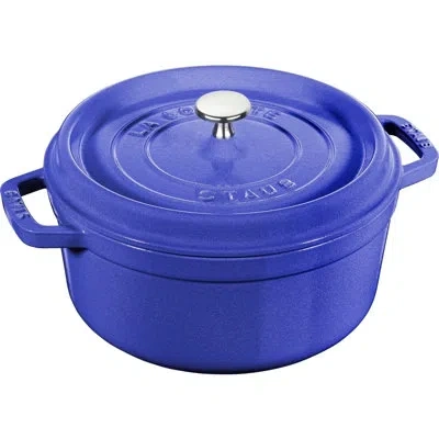 Staub Cast Iron 4-qt Round Dutch Oven - Blueberry