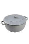 Staub Cast Iron 5-qt Essential Dutch Oven In Graphite Grey At Urban Outfitters