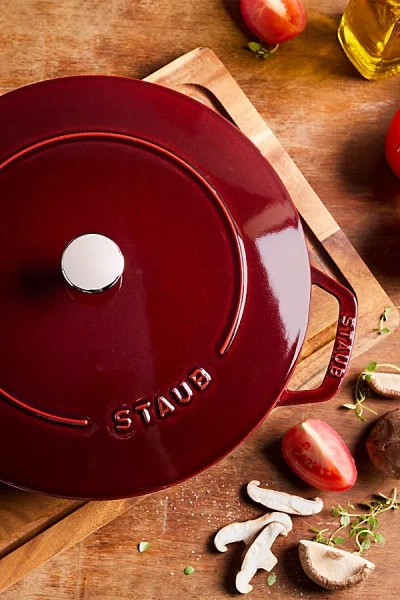 Staub Cast Iron 5-qt Essential Dutch Oven In Grenadine At Urban Outfitters
