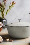 Staub Cast Iron 5-qt Essential Dutch Oven In White Truffle At Urban Outfitters
