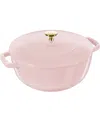 Staub Cast Iron 5-qt. Essential French Oven In Peony Pink