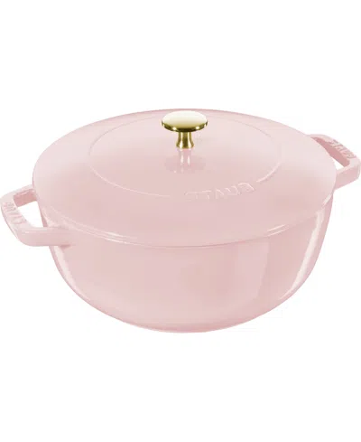 Staub Cast Iron 5-qt. Essential French Oven In Peony Pink