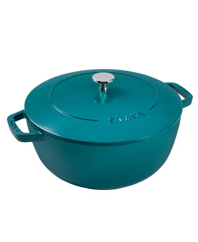 Staub Cast Iron 5-qt. Essential French Oven In Turquoise