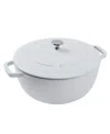 Staub Cast Iron 5-qt. Essential French Oven In White
