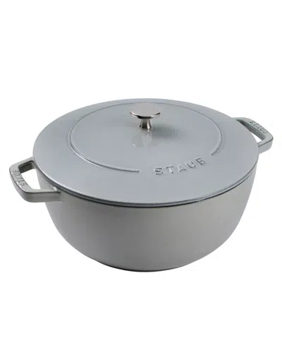 Staub Cast Iron 5-qt. Essential French Oven In White Truffle