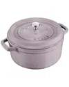 Staub Cast Iron 5.5qt Lilac Round Cocotte