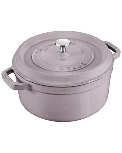 Staub Cast Iron 5.5qt Lilac Round Cocotte