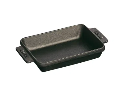 Staub Cast Iron 5.75-inch X 4.5-inch Mini Rectangular Baker - Matte Black In Gray