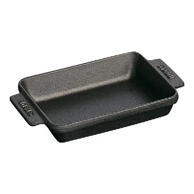 Staub Cast Iron 5.75-inch X 4.5-inch Mini Rectangular Baker - Matte Black