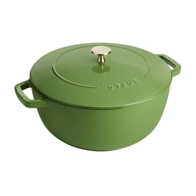 Staub Cast Iron 5-qt Essential French Oven - Pistachio