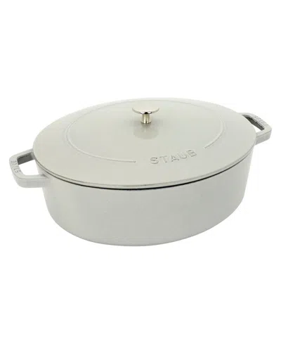 Staub Cast Iron 6.25-qt Wide Oval Dutch Oven