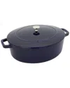 Staub 6.25-quart Enameled Cast Iron Shallow Oval Dutch Oven