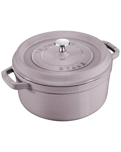 Staub Cast Iron 7qt Lilac Round Cocotte