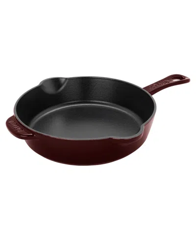 Staub Cast Iron 8.5" Traditional Deep Skillet In Black