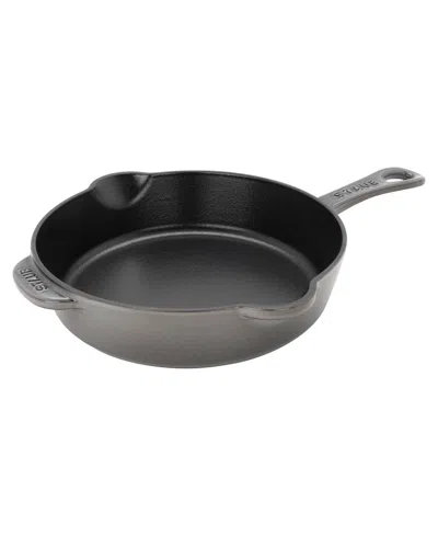Staub Cast Iron 8.5" Traditional Deep Skillet In Gray