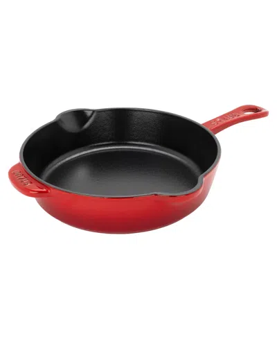 Staub Cast Iron 8.5" Traditional Deep Skillet In Red