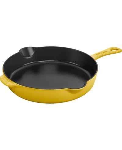 Staub Cast Iron 8.5" Traditional Deep Skillet In Yellow